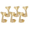 6 Pieces Gold Bass Closed Tuning Pegs Machine Heads for