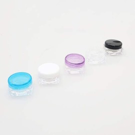 Empty cosmetic bottles, portioning, refill cream containers, 5g, 5 pieces, cream containers, portioning containers, empty cosmetic bottles / 화장품공병 소분 리필 크림용기 5g 5개 크림용기 소분용기 화장품공병