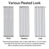 Vatge Sidelight Curtains for Front Door Privacy, 12 Inch Wide