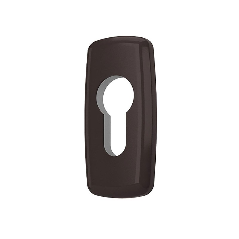 Premium Cylinder Protective Rosettes Rosettes Locking Cylinder Colour: Brown RAL