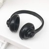 Black 1:12 Dollhouse Headphones Miniature Headset Model Toy Micro Landscape
