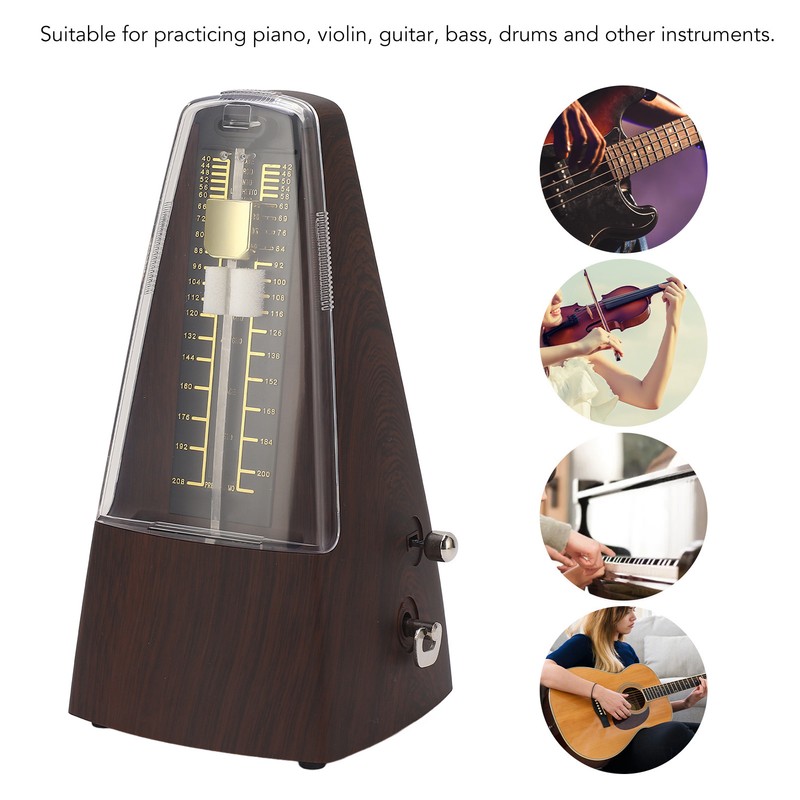 Mechanical Metronome 40 To 208 Bpm Precise Rhythm Universal Metronome