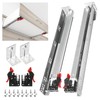 SHUHANG 1 Pair Undermount Drawer Slides 9 12 15 18
