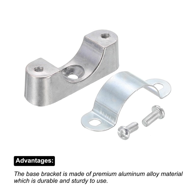 Sourcing Map 10Pcs Support Bracket Clamp for OD 32mm Pipe