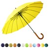 SoulRain 16 Ribs 48" Stick Umbrella Auto Open Solid Color