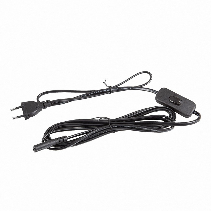 Mextronic Power Cable 3 m Euro Plug + Switch 300SW
