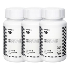 WithBio Immunity Zinc Nutrient 3x / 위드바이오 면역력 아연 영양제 3개