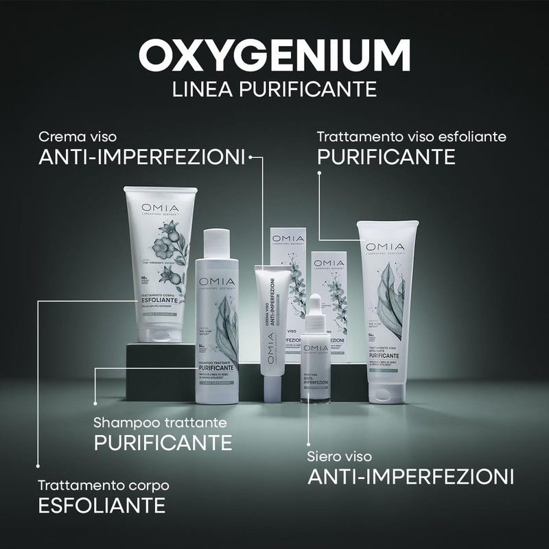 Omia Oxygenium, Trattamento Corpo Esfoliante Purificante, Leviga la Pelle e