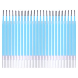 PATIKIL Gel Pen Refills, 24 Pcs 0.8mm Medium Point Pastel Coloring Gel Ink Pen Replace Refills for Retractable Click Pens Writing Drawing Doodling Office Study Classroom Supplies, Blue