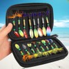 Trout Bait, Trout Spoon, 16 Pieces, Artificial Bait, Spinner, Blinker,