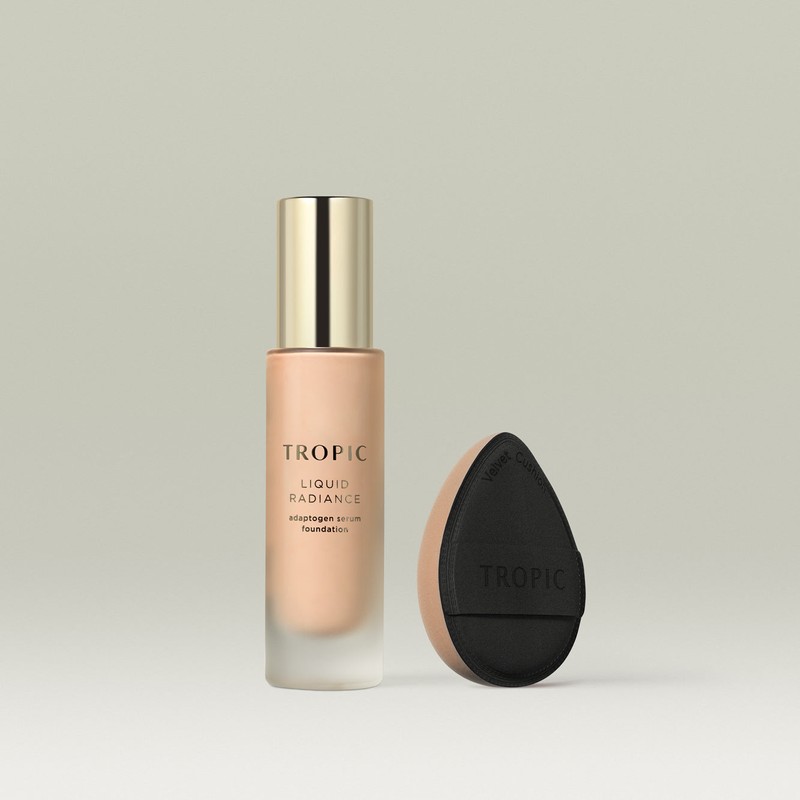 Tropic Skincare Liquid Radiance Adaptogen Serum Foundation, Shade 10 (Deep