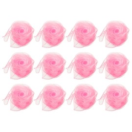 PATIKIL Dance Scarves, 12 Pcs Square Juggling Scarves 24 by 24 Inches for Play Magic Music Activity Juggling Dressing, Pink