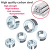 Qrity Pack of 20 Nuts, M4-2 mm Self-Locking Nuts, Pressure