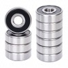10 pcs R8-2RS Deep Groove Ball Bearings - 1/2" x1-1/8