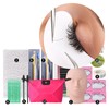 Eyelash Extension Mannequin Head Kit Eye Pads Lashes Tweezers Lash