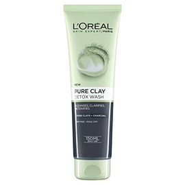 L'Oreal Paris Pure Clay Charcoal Detox Face Wash, 150 ml