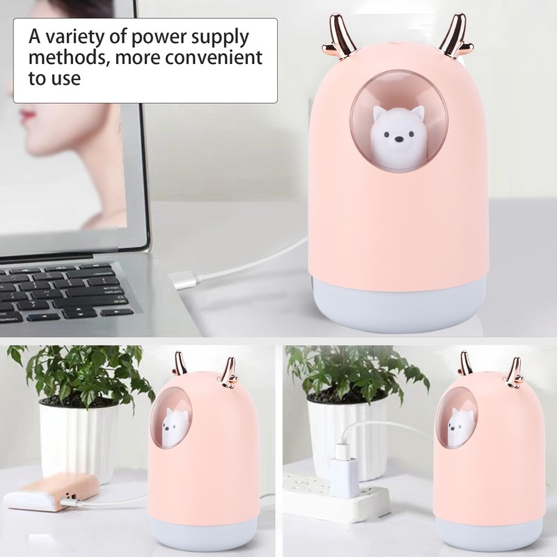 Humidifier USB Mini Home Bedroom Mute Small Desktop Cute Pet