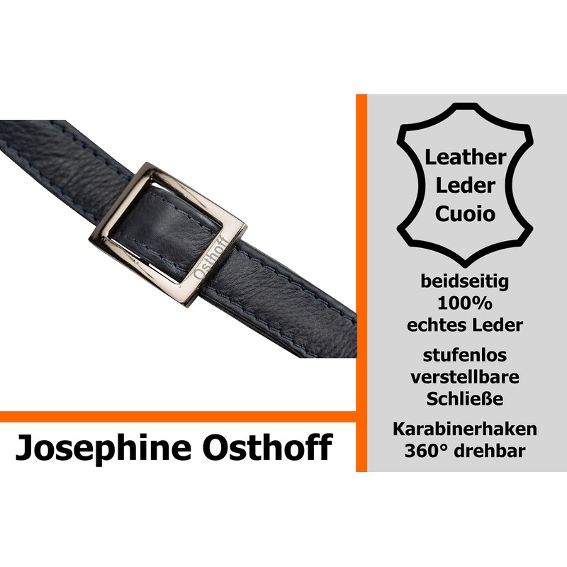 Josephine Osthoff Handtaschen-Manufaktur 2 cm Leather Shoulder Strap, Genuine Leather