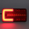SAMETRUCK LED Rear Light Neon Dynamic Indicator Tail Light 12