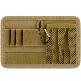 bvya Tactical Bag Insert Modular Panel Organizer Utility Admin Pouch Hook Fasteners for Gadgets