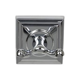 Delaney Hardware 520606 Double Robe Hook 700, Polished Chrome