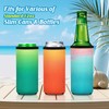 24 Pack Insulated Slim Can Cooler Sleeves, Sublimation Neoprene Iced