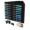 DOCRAFTS ARTISTE Watercolour Dual-Tip Pens and Caddy with Brush and