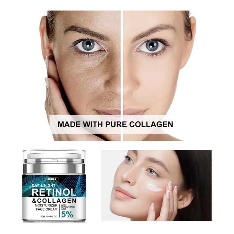 Crema Antienvejecimiento M Sxx Hh Con Retinol, Colágeno Y