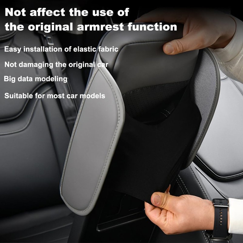New Universal Car Center Console Cover with Side Pockets -