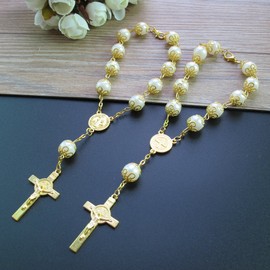 First Communion Decade Rosary Favors for Boy or Girl- Recuerdos Primera Comunion (12pcs Pack)