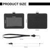 PU Leather Retractable Badge Holder with Clear ID Window &