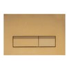 UWT01H-GE Toilet Push Plate for Wall Element Golden Square Flush-Mounted