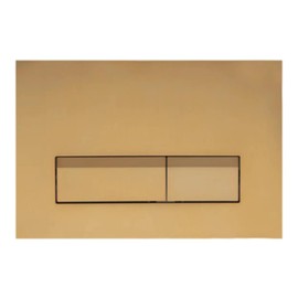 UWT01H-GE Toilet Push Plate for Wall Element Golden Square Flush-Mounted Plate 264 × 164 × 12.5 mm