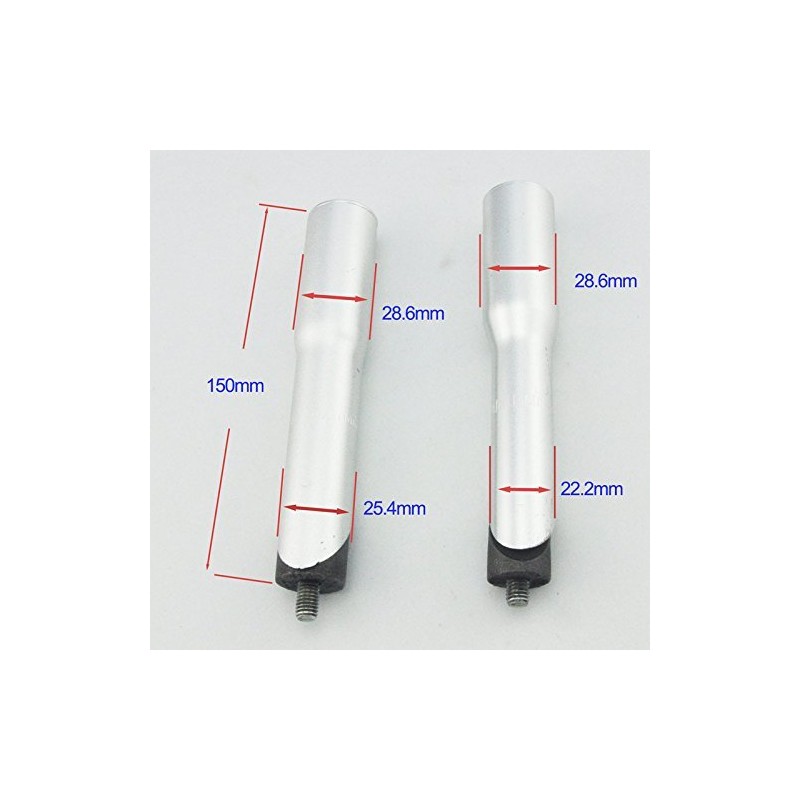 UPANBIKE Bicycle Stem Riser Adapter 150mm 1 1/8" φ22.2mm/25.4mm for