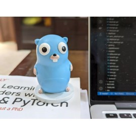 Limited Number Of Adorable GoLang Gopher Mascot Figurine, Perfect Developer Gift