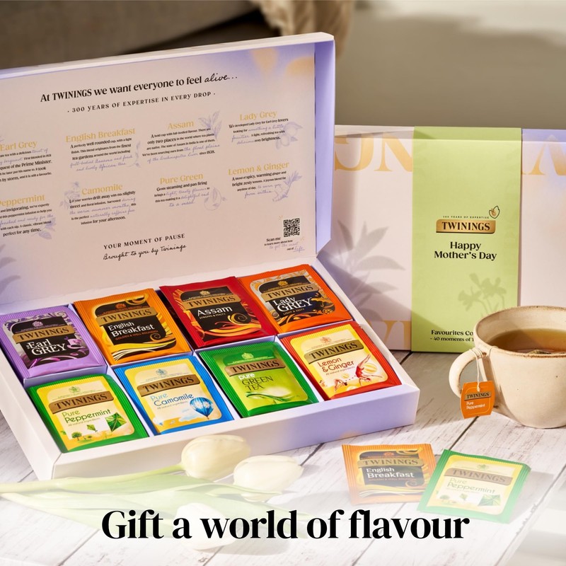 NEW Twinings Mother's Day Favourites Collection Gift Box | Black