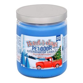 Pet Odor Exterminator Candle 13oz jar, Howl-I-Days Holiday Edition