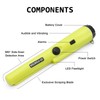 Metal Detector Handheld Portable Professional Gold Treasure Hunting Unearthing Tool