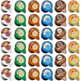 Coffee Creamer Bulk Pack, Non-Dairy Creamer, Assorted 6 Flavor Variety Pack 120 Count, Great for Home Use, Offices and Coffee Stations