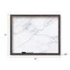 Mikasa Framed Dry Erase Board with Marble Print, Includes 1