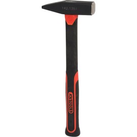 KS Tools 142.1351 Fitter's hammer, fiberglas handle, 500g