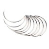 10Pcs Silver Veterinary Suture Needles for Animal Surgical Needle and