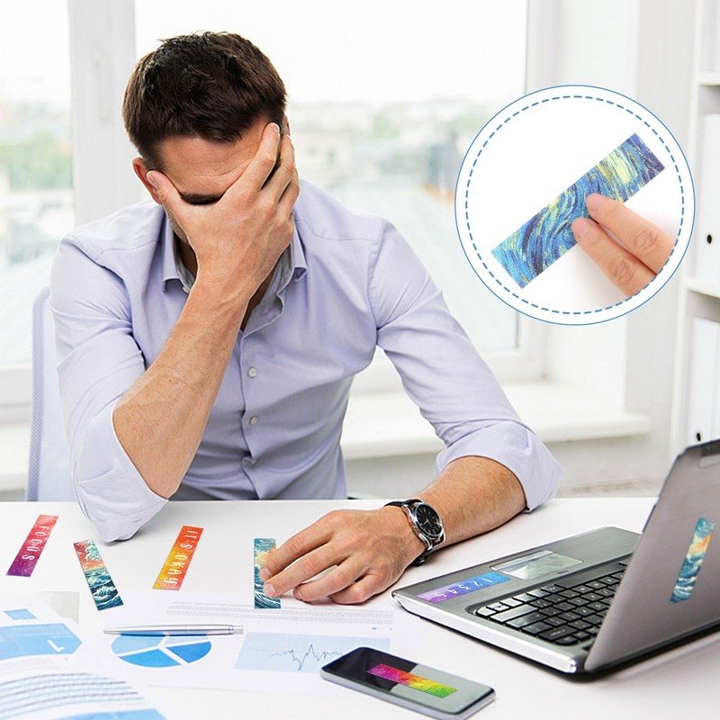 50 PCS Calm Strips for Anxiety Sensory Stickers Calm Stickers