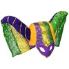 Beistle 60847 Masked Mardi Gras Hat with Sequined Drape