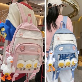 Student teenage student book male college student new semester bag back to school student backpack popular girls blue