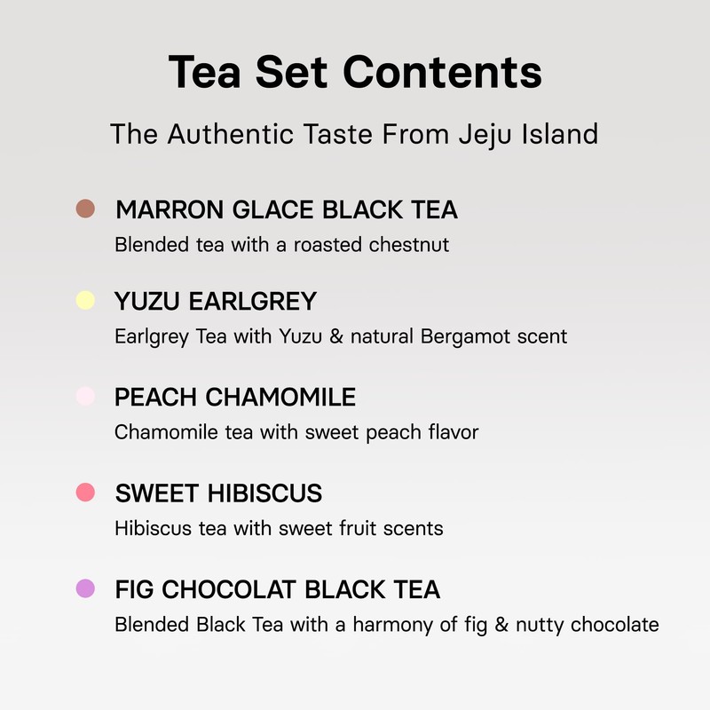 OSULLOC Premium Tea Collection (40 count, 10 flavors x 4