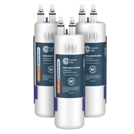 Crystala Filters Refrigerator Water Filter Compatible with W10295370A, EDR1RXD1, Filter 1, W10295370, P4RFWB, P8RFWB2L, 46-9930, 46-9081 Refrigerator Water Filter | Pack of 3
