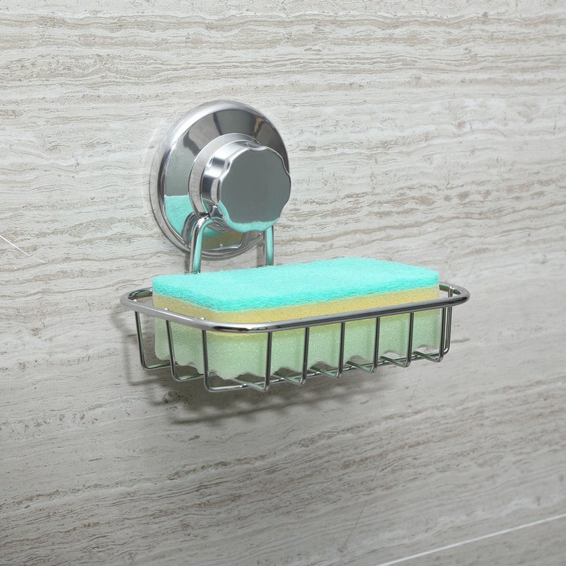 Soap Dish, Sponge Rest, Soap Tray, Soap Holder, Securely Attached,