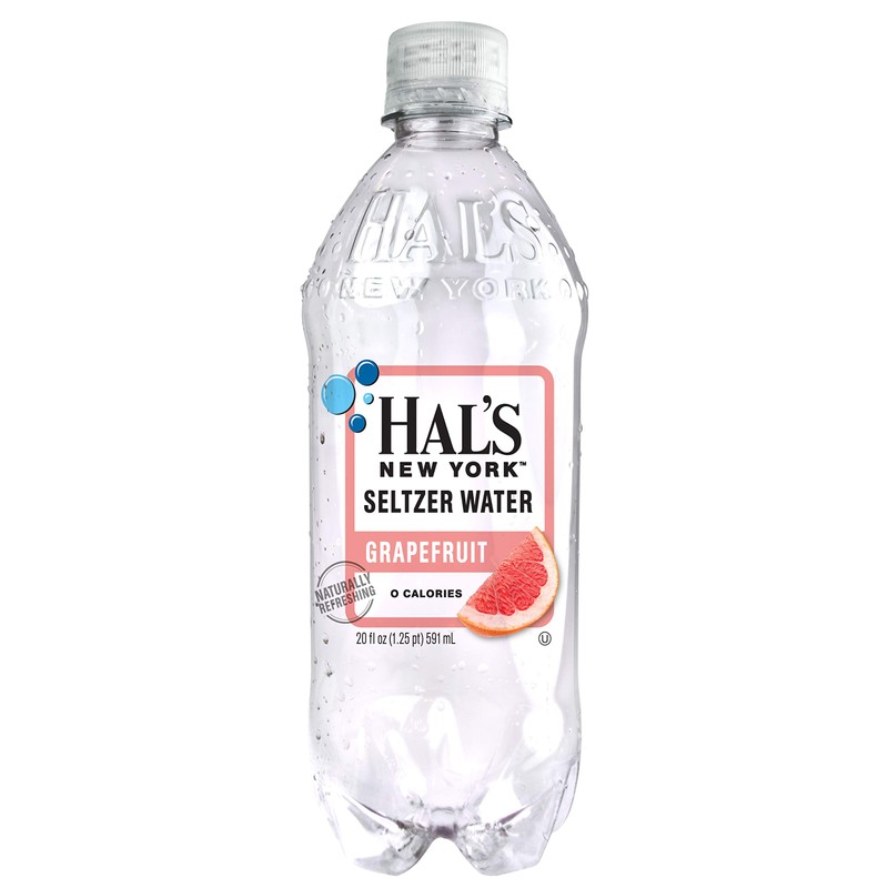 Hal's New York Seltzer Water 8 Flavor Variety Pack, 20