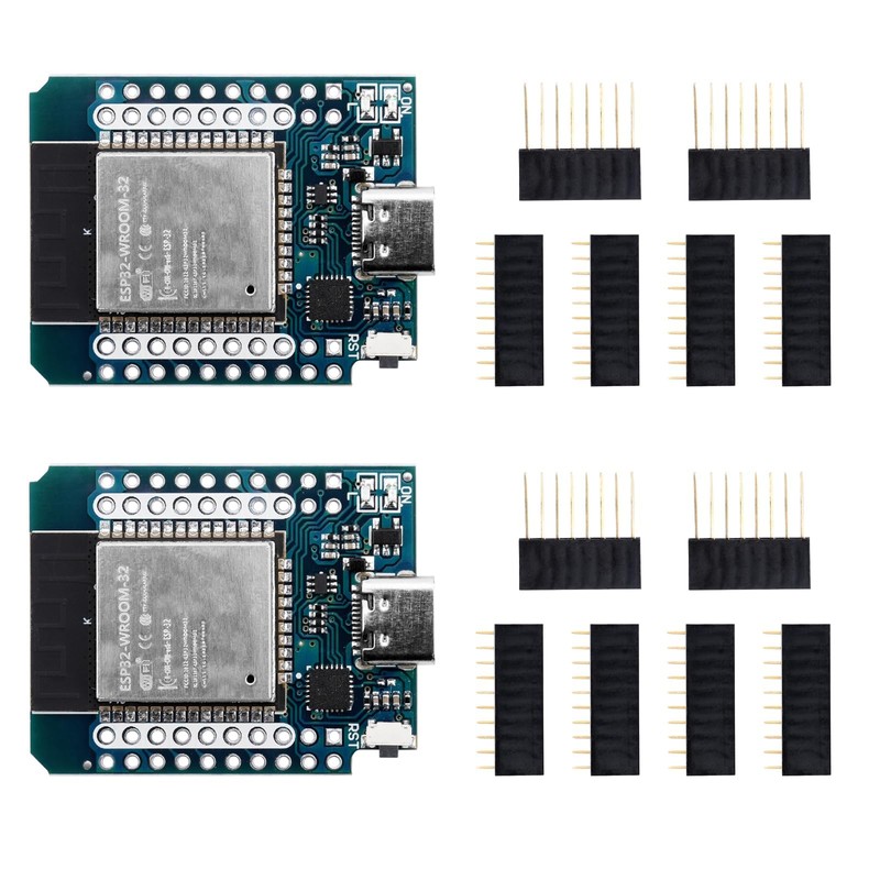 Pack of 5 Mini ESP32 USB C ESP32 Wroom NodeMCU